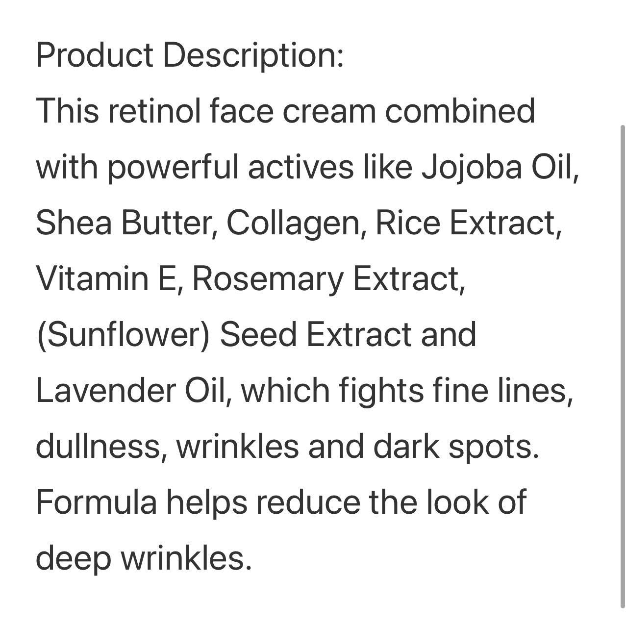 Skin Love Face Cream by, Hair Artists Oil Control Hyaluronic Acid Hydrating All Skin Types Sensitive Skin Dry Skin collagen retinol vitamin E  Moisturizers  Skincare facial moisturizer neck cream