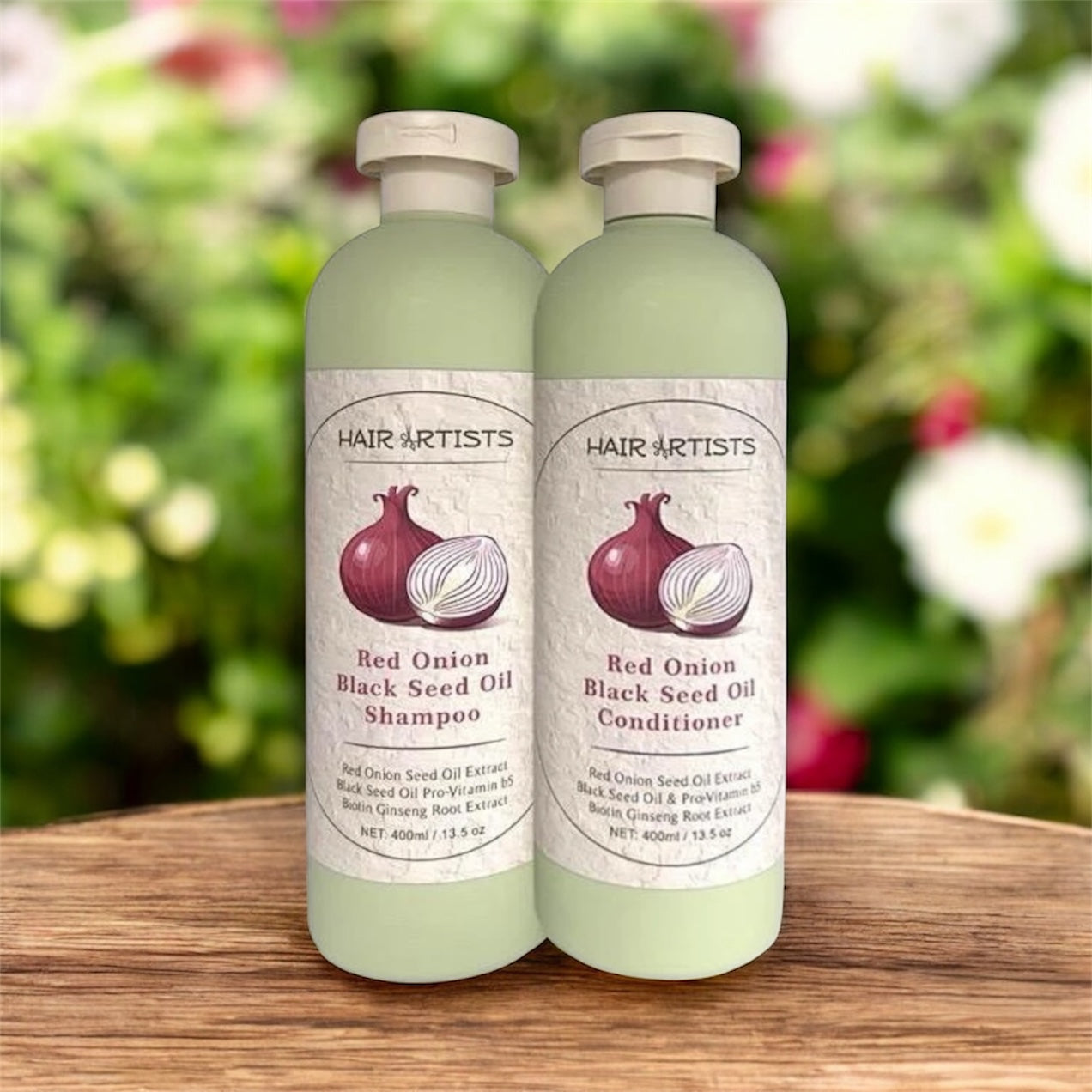 Hair Artists Red Onion Black Seed Oil Shampoo & Conditioner Haircare Moisture Vitamins strengthen itchy scalp oily scalp hair for fine thin hair more body shampoo   paraben free, natural no dandruff, anti hair loss.