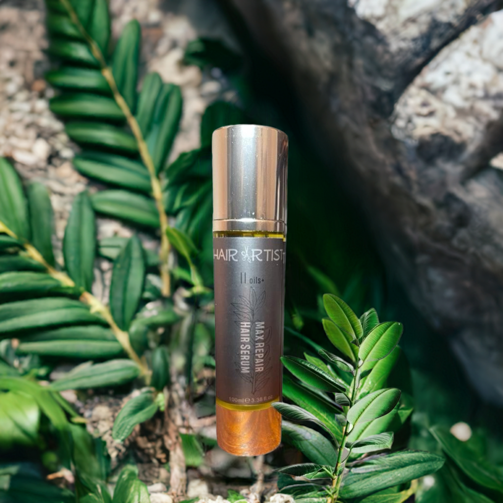 Hair Artists Max Repair Hair Serum with Sea Buckthorn Oil for Scalp and Skin Comfort, Herbal Growth and Hydration - Moisturizer natural herbal haircare