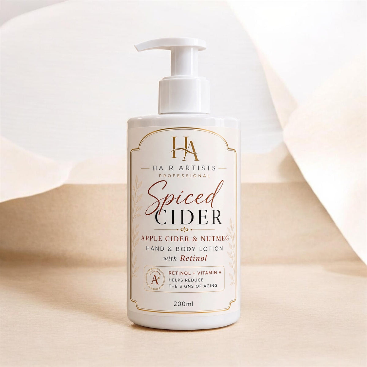 Spiced Cider Hand & Body Lotion with Retinol | Apple Cider & Nutmeg – 200 mL