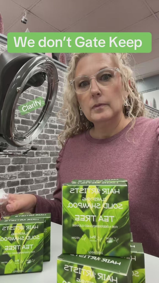 Hair Artists Tea Tree solid shampoo bar and soap dish duo Conditioner Haircare Cleansing Comfort